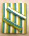 BEDSHEET STRIPE 90X108 2 PILLOW COVER